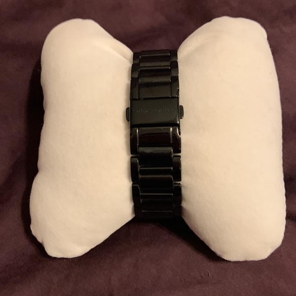 Michael Kors Black Mk Sawyer "Special Edition" Black-tone Glitz Watch - Picture 2 of 5